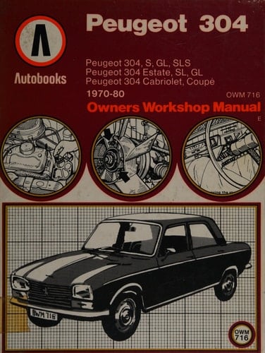 Peugeot 304 1970-80 Autobook