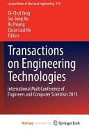 Transactions on Engineering Technologies International MultiConference of Engineers and Computer Scientists 2013