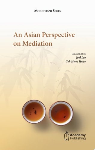 An Asian Perspective on Mediation