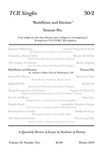 TCR Singles 30-2 Buddhism and Daoism