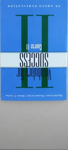 Vocabulary for Success, Course II