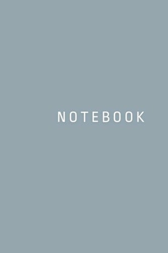 Notebook: Gray Lined Notebook