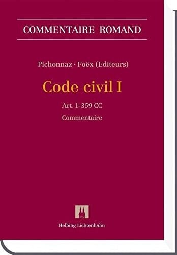 Code Civil I art. 1-359 CC : commentaire