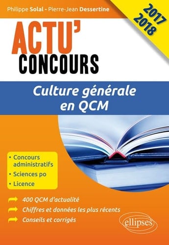 Culture générale en QCM concours 2017-2018