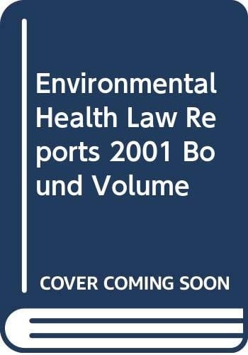 Environmental Health Law Reports 2001