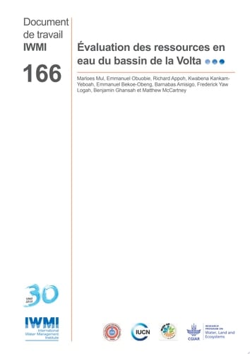 Evaluation des ressources en eau du bassin de la Volta. In French