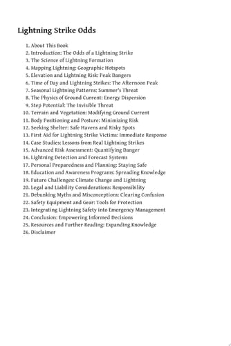 Lightning Strike Odds