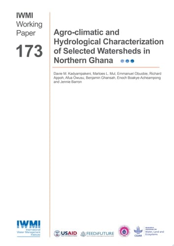Agro-climatic and hydrological characterization of selected watersheds in northern Ghana