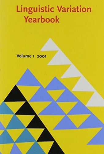 Linguistic Variation Yearbook 2001