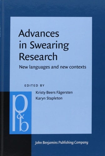 Advances in Swearing Research New Languages and New Contexts