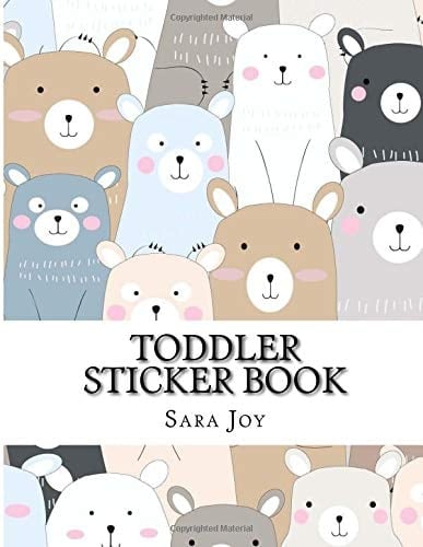 Toddler Sticker Book Sticker Books for Boys and Girls 1-3, 2-4, Sticker Book for Kids, Sticker Book Collecting Album