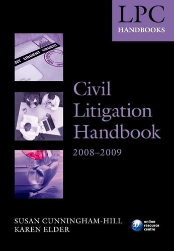 Civil Litigation Handbook 2008-2009 (Blackstone Legal Practice Course Guide)