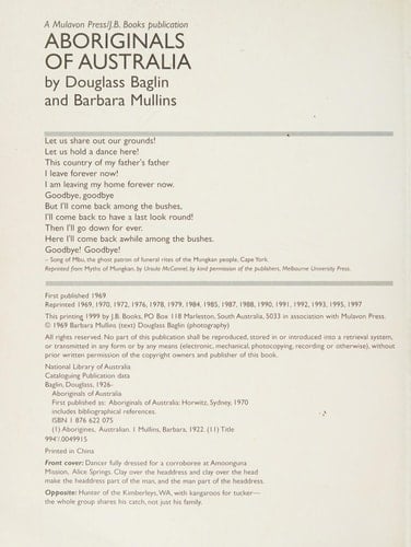 Aboriginals of Australia