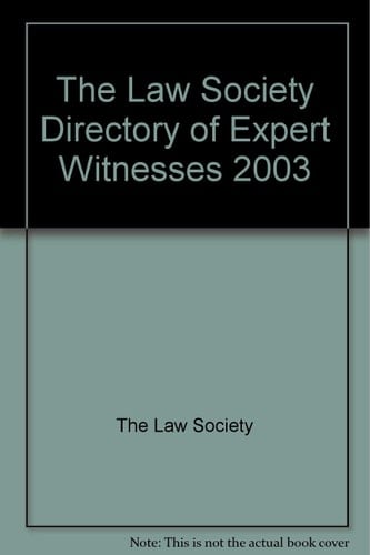 Law Society Directory of Expert Witnesses