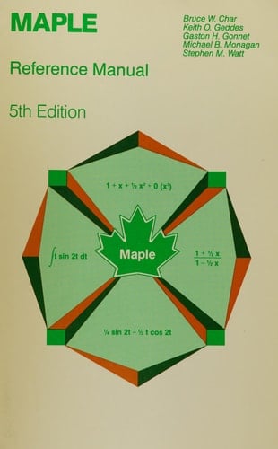 MAPLE Reference Manual