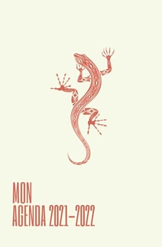 Mon Agenda Scolaire Journalier 2021-2022 - Design Lézard - Format 13,3 X 20,3 - 1 Jour Par Page - Todo List Hebdomadaire - Jours en Français, Anglais et Espagnol
