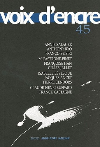 Voix d'encre N° 45