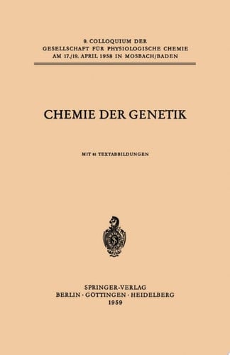 Chemie der Genetik