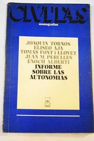 Informe sobre las autonomías