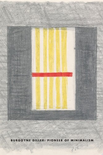 Drawings & Collages by Burgoyne Diller Pioneer of Minimalism