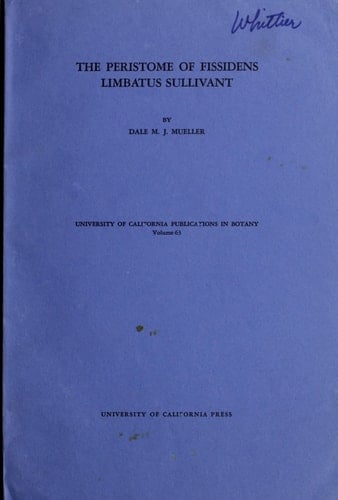University of California Publications in Botany
