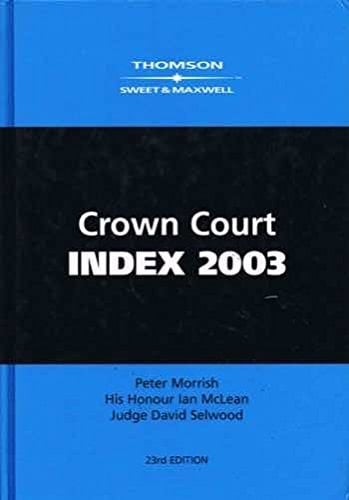 Crown Court Index 2003