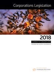 Corporations Legislation 2018
