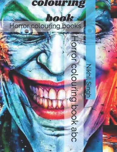 Horror colouring book abc: Horror colouring books