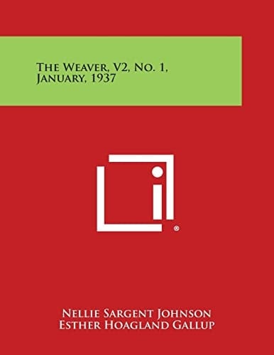 The Weaver, V2, No. 1, January, 1937