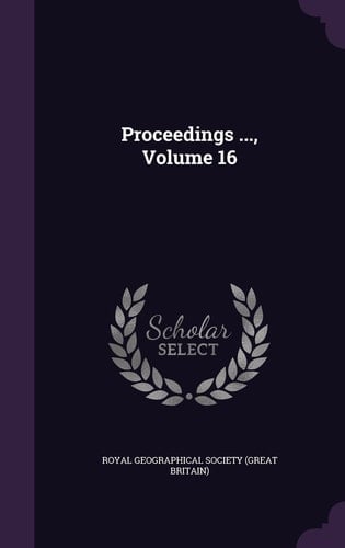 Proceedings ... , Volume 16