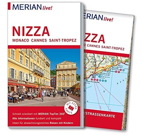 MERIAN live! Reiseführer Nizza Monaco Cannes Saint-Tropez Mit Extra-Karte zum Herausnehmen