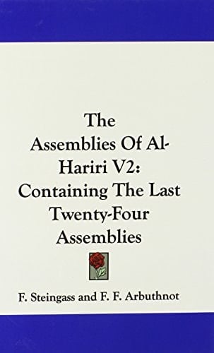 The Assemblies Of Al-Hariri V2: Containing The Last Twenty-Four Assemblies