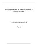 WDM Mux/DeMux on Cable and Methods of Making the Same United States Patent 9983374