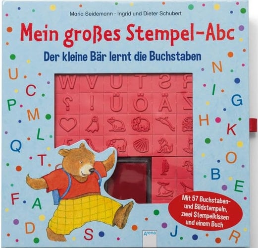 Der kleine Bär lernt die Buchstaben