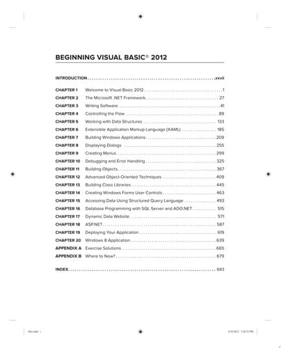 Beginning Visual Basic 2012
