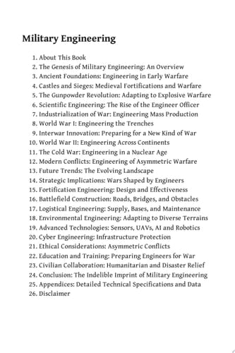 Military Engineering