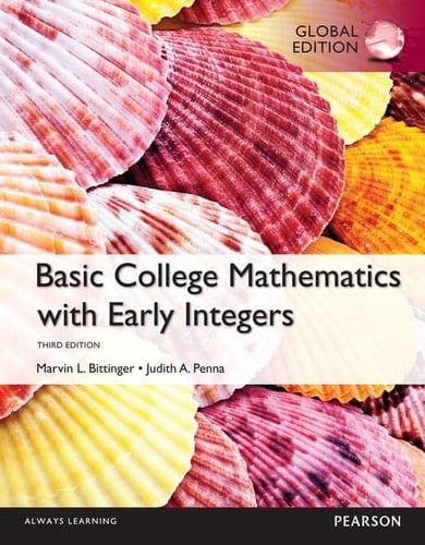 Basic College Mathematics with Early Integers Olp with Etext
