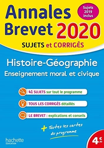 Histoire-Géo-EMC Sujets et corrigés