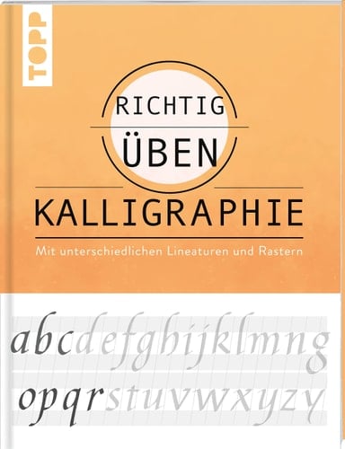 richtig üben Kalligraphie Mit unterschiedlichen Lineaturen und Rastern
