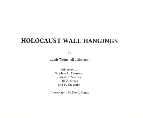 Holocaust Wall Hangings