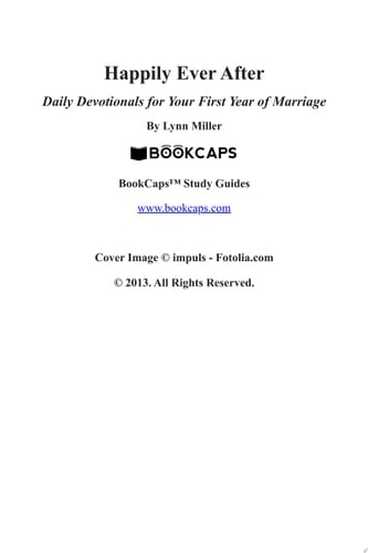 Happily Ever After Daily Devotionals for Your First Year of Marriage