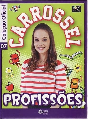 livro 07 profissoes coleco oficial carrossel marcos daniella 2012