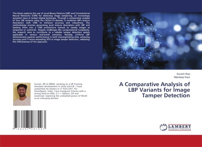 A Comparative Analysis of LBP Variants for Image Tamper Detection