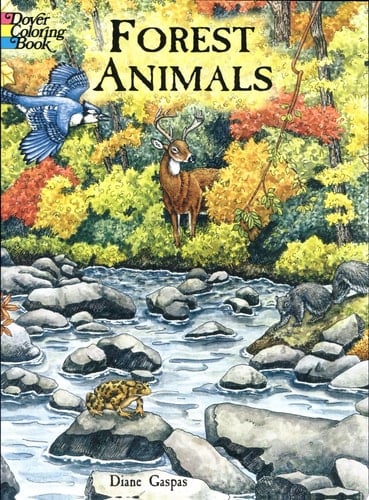 Forest Animals Coloring Book