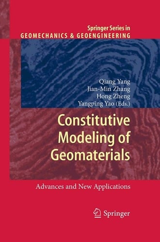 Constitutive Modeling of Geomaterials Advances and New Applications