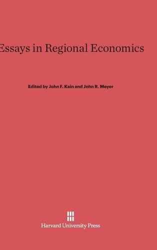 Essays in Regional Economics