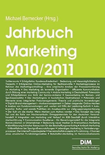 Jahrbuch Marketing 2010/2011 Trendthemen und Tendenzen