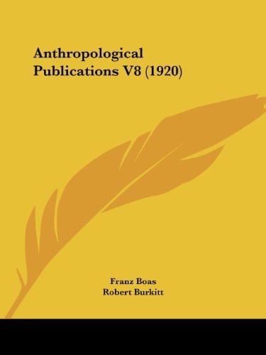 Anthropological Publications V8 (1920)