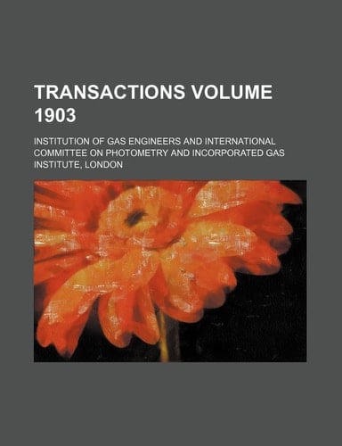 Transactions Volume 1903