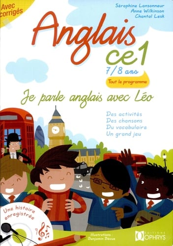 Anglais CE1 7/8 ans Je parle anglais avec Léo